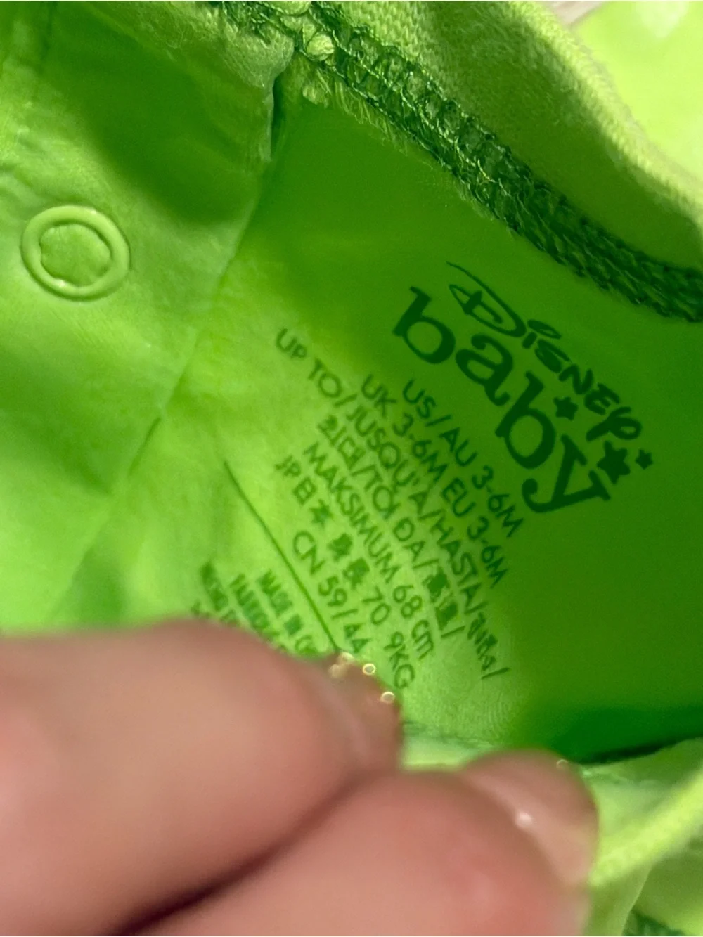 3-6m Mike Wazowski baby costume monsters inc